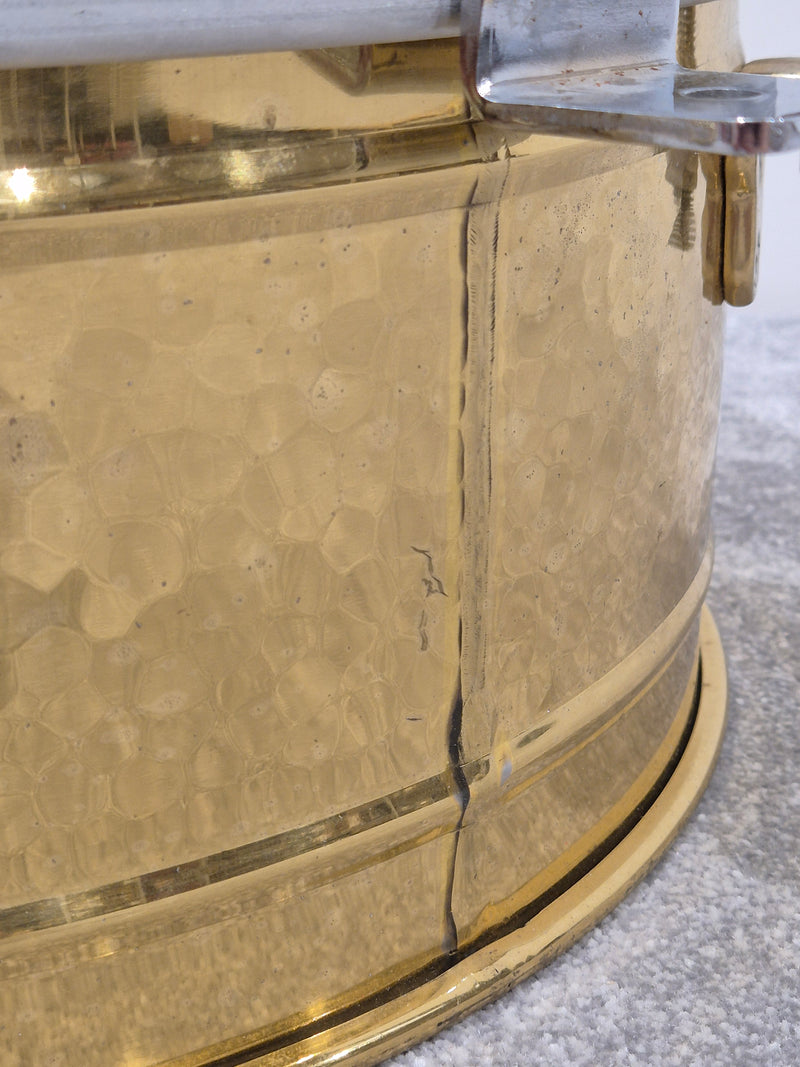 Meinl Artist Series Luis Conte Brass Timbales 14” and 15” w/ Black Case - Image 12