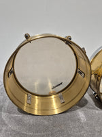 Meinl Artist Series Luis Conte Brass Timbales 14” and 15” w/ Black Case - Image 16