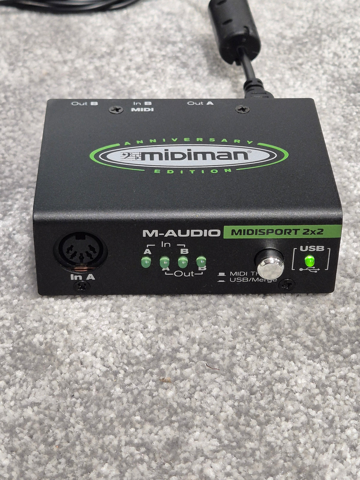 M-Audio Midisport 2x2 - MIDI Interface Device w/ Original Box