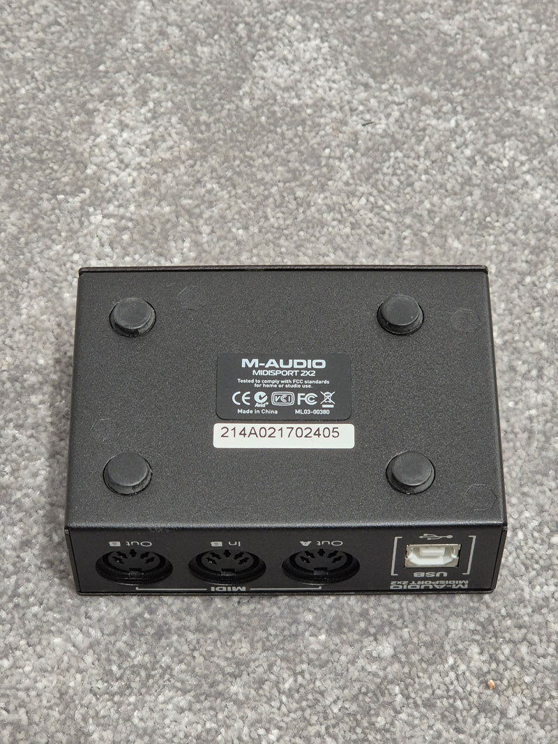 M-Audio Midisport 2x2 - MIDI Interface Device w/ Original Box - Image 5