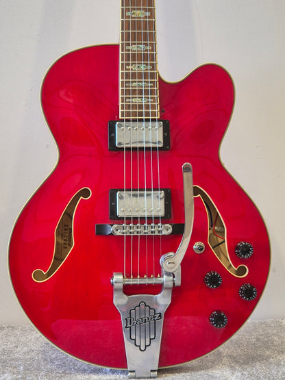 Ibanez Artcore AFS75T - Semi-Hollow Body Electric Guitar - Cherry Red