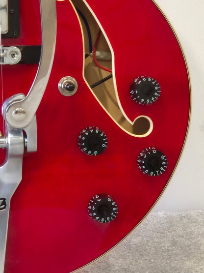 Ibanez Artcore AFS75T - Semi-Hollow Body Electric Guitar - Cherry Red
