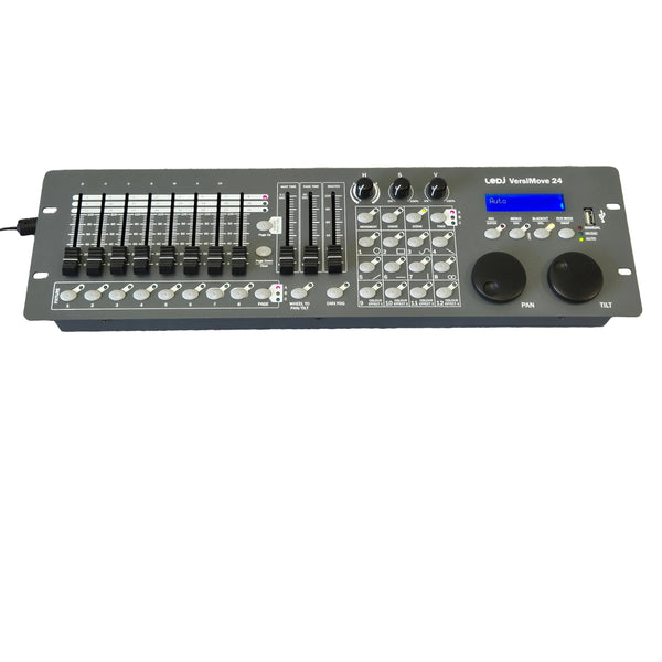 LEDj Versimove 24 - DMX Lighting Controller - 24-Channel Control - Excellent w/ Original Box & Power Supply