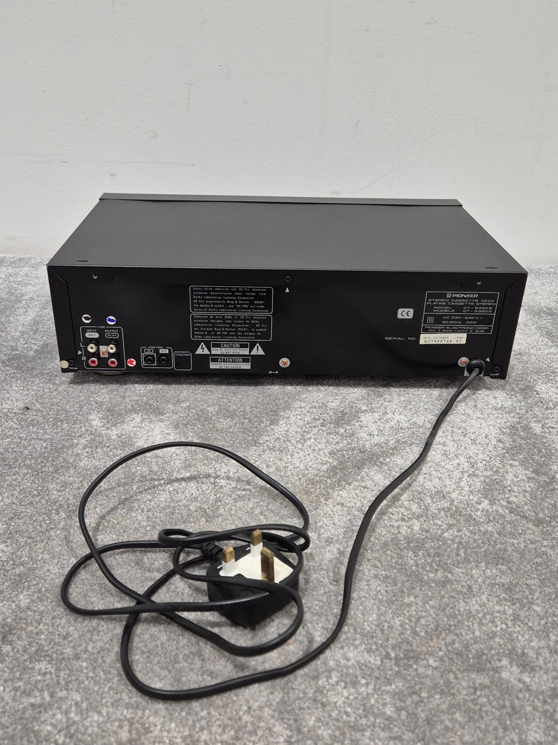 Pioneer CT-S550S Cassette Deck - Auto-Reverse Playback - Very Good - Image 7