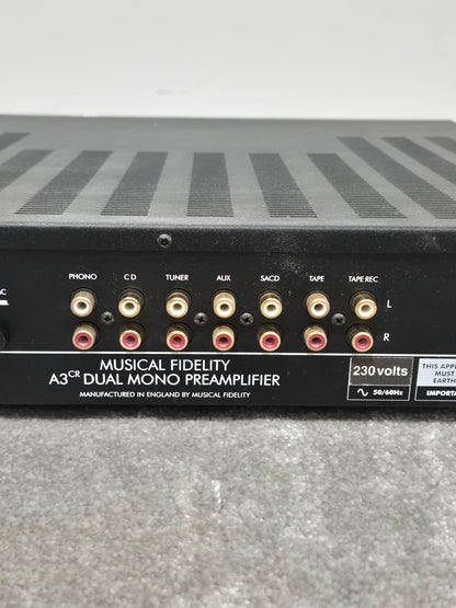 Musical Fidelity's A3 - Dual Mono Preamplifier