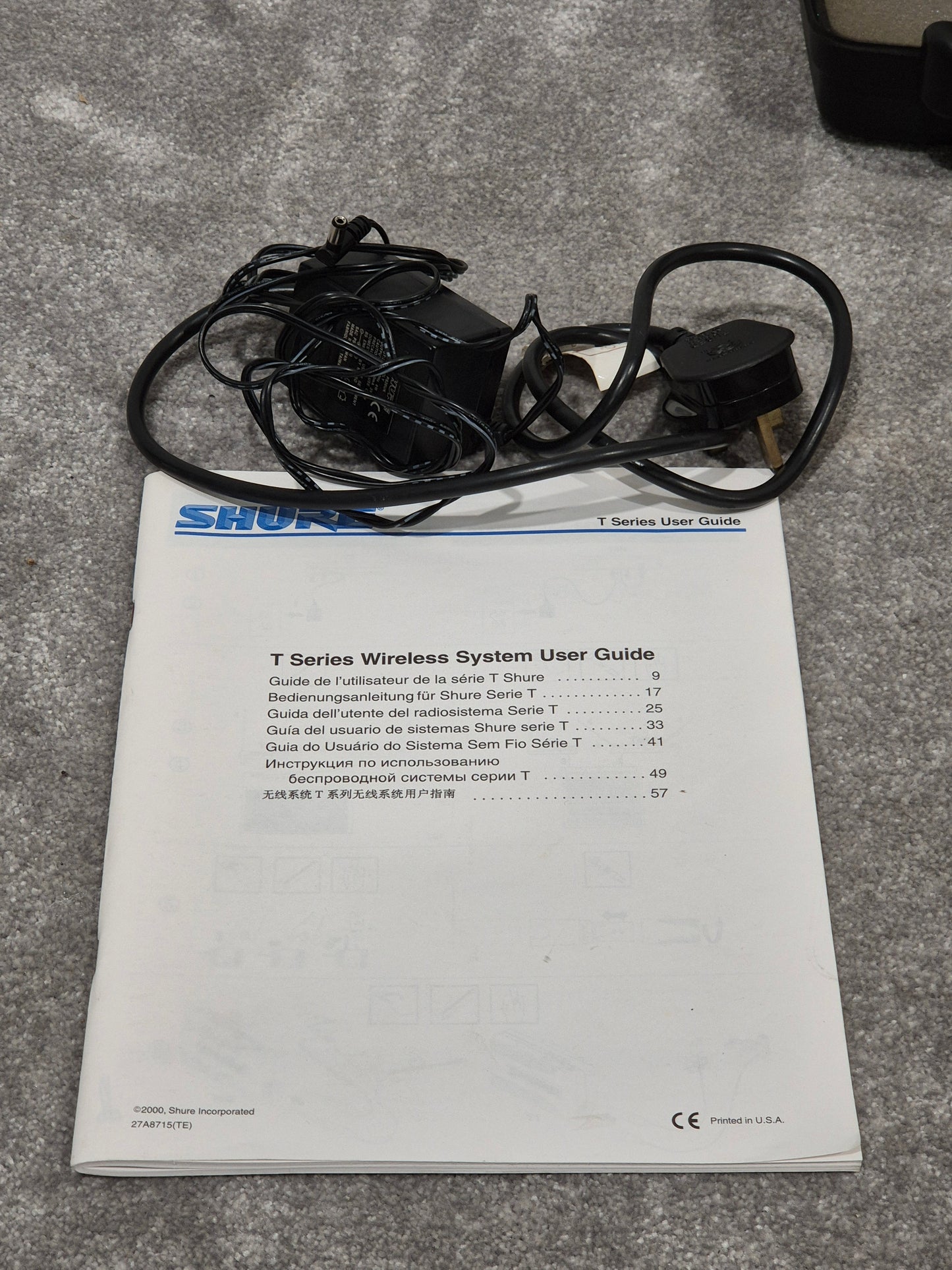 Shure T4N/SM58 - Wireless Handheld Microphone System w/ Case