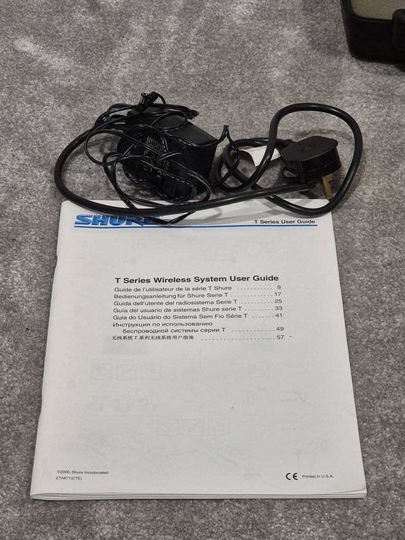 Shure T4N/SM58 - Wireless Handheld Microphone System w/ Case - Image 6