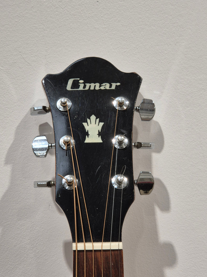 Cimar by Ibanez C300AM Acoustic Guitar - Natural Wood Finish - Very Good - Image 4