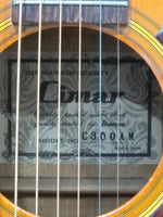 Cimar by Ibanez C300AM Acoustic Guitar - Natural Wood Finish - Very Good - Image 5