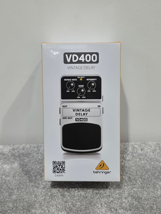 Behringer VD400 Vintage Delay - Delay Pedal w/ Original Box
