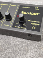 Sound Lab WAM-290 Micro Mixer - Compact Analog Mixer - Good - Image 2