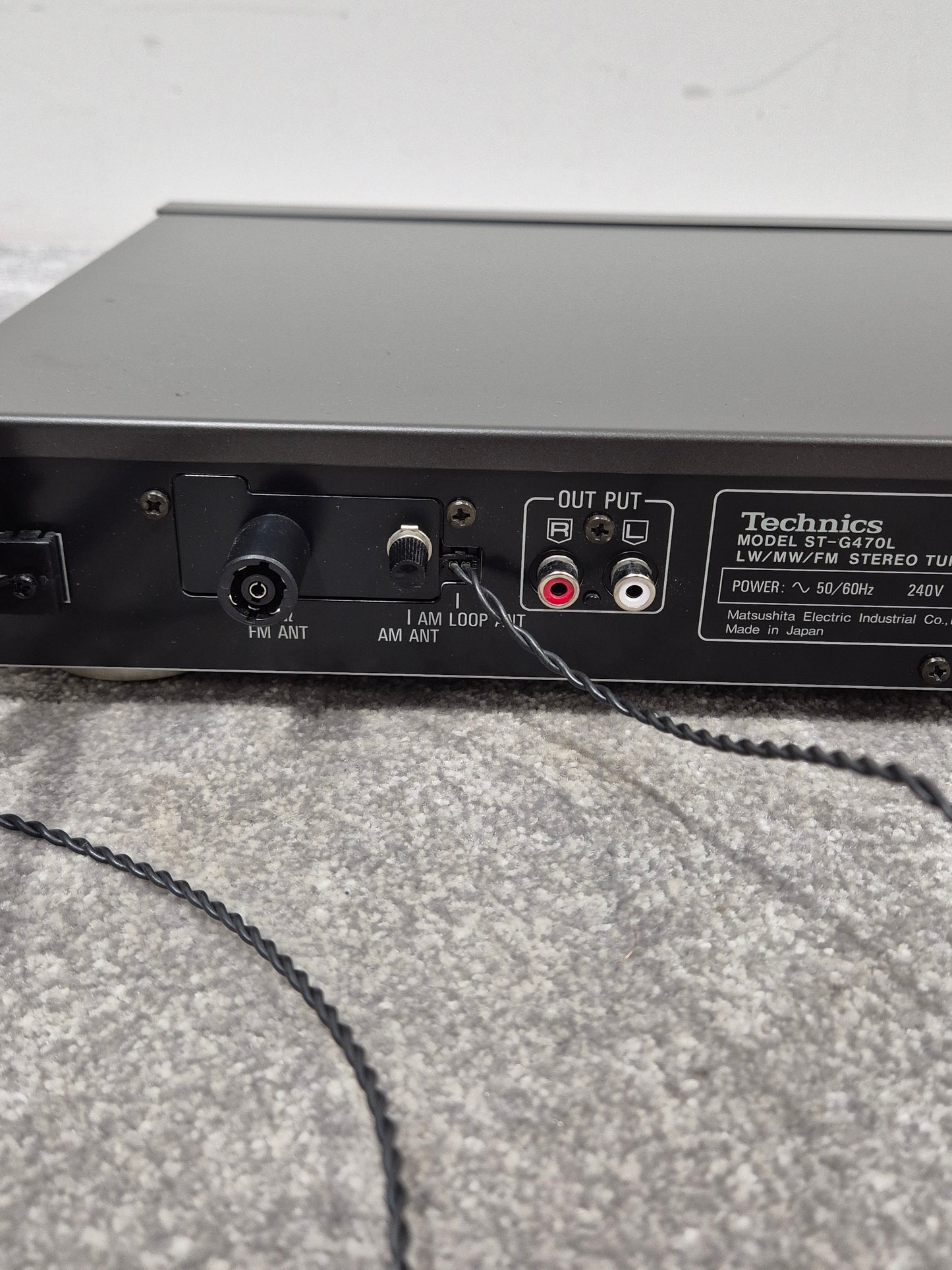 Technics ST-G470L - Vintage Radio Tuner w/ Original Box