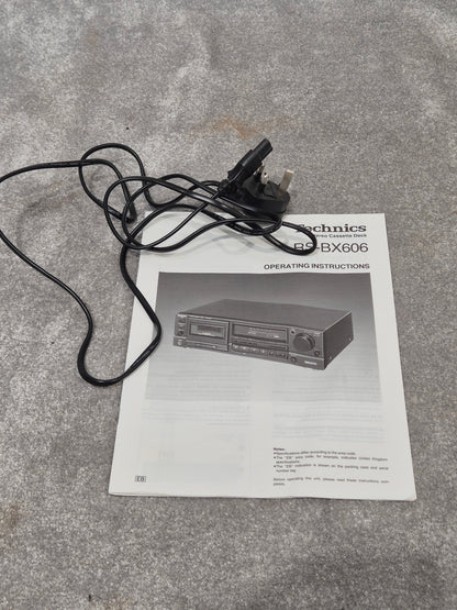 Technics RS-BX606 - Stereo Cassette Deck w/ Original Box