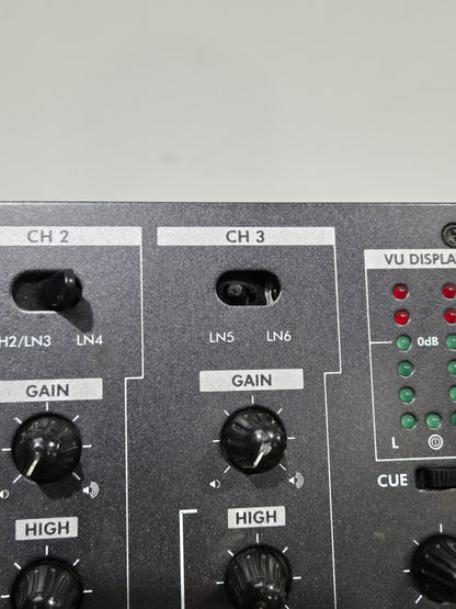 Gemini PS-626x - Professional 3-Channel DJ Mixer (Read Description)