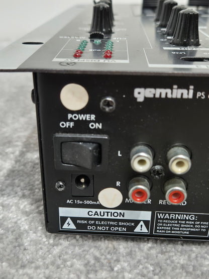 Gemini PS-626x - Professional 3-Channel DJ Mixer (Read Description)