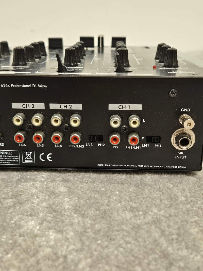 Gemini PS-626x - Professional 3-Channel DJ Mixer (Read Description) - Image 10