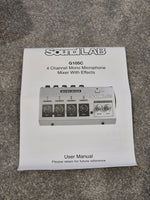 Soundlab G105C - Professional Audio Mixer - Open Box w/ Original Box and Manuals - Image 6
