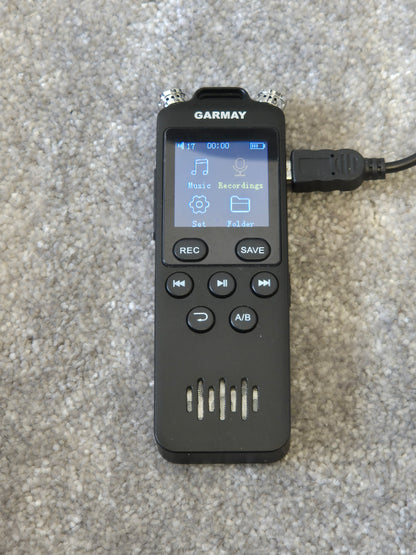 GARMAY - 1536Kbps PCM Digital Voice Recorder - Long Battery Life