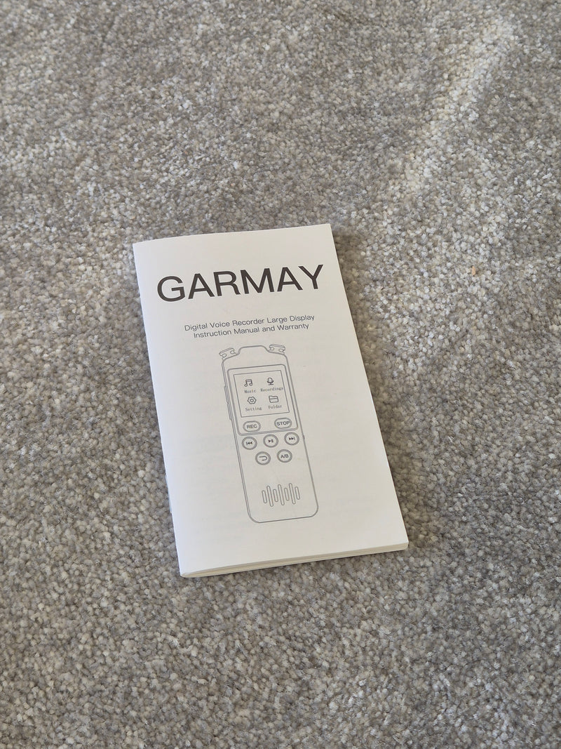 GARMAY - 1536Kbps PCM Digital Voice Recorder - Long Battery Life - Image 7