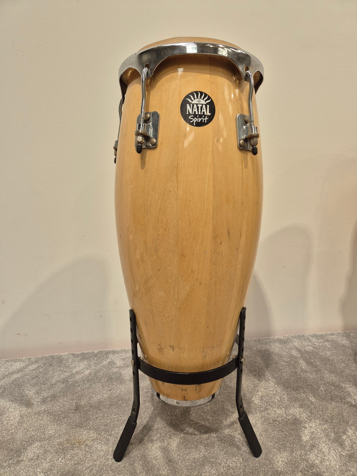 Natal Fuego Congas Natural - 12 and 13inch w/ Stands