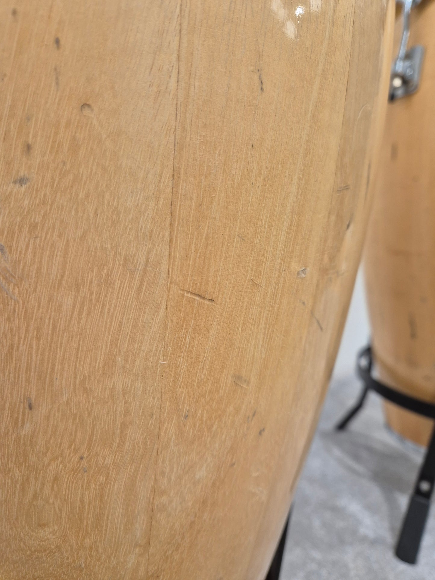 Natal Fuego Congas Natural - 12 and 13inch w/ Stands