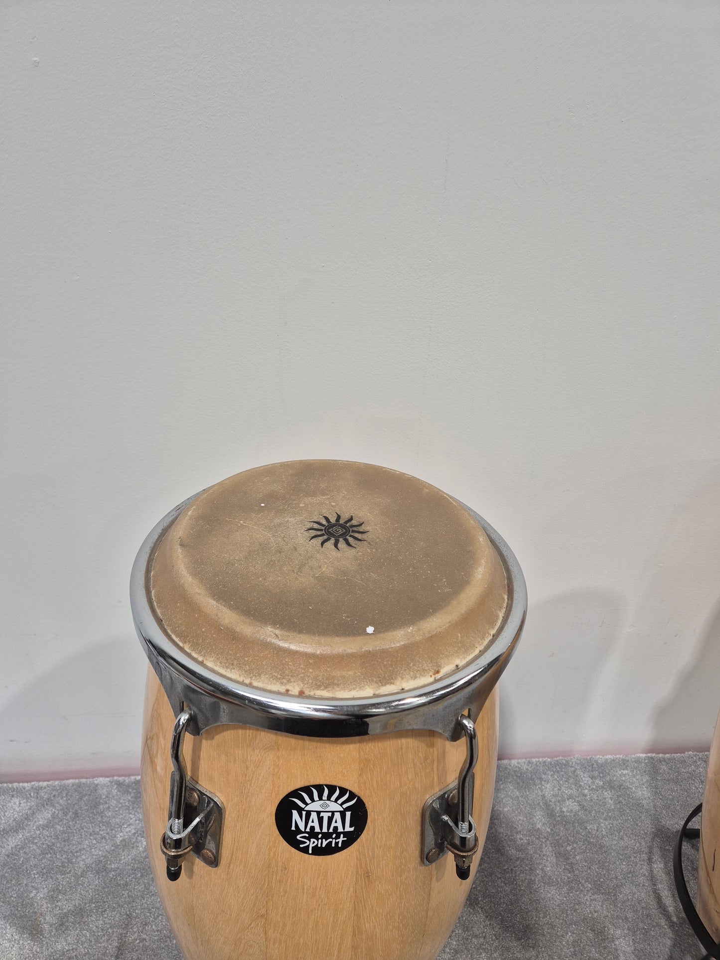 Natal Fuego Congas Natural - 12 and 13inch w/ Stands