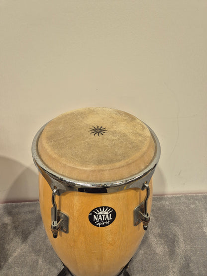 Natal Fuego Congas Natural - 12 and 13inch w/ Stands