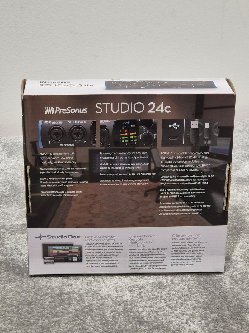 PreSonus Studio 24c - Audio Interface (New) - Image 3