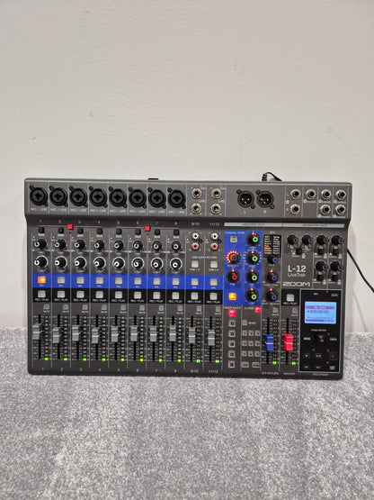 Zoom LiveTrack L12 - Digital Mixer and Multitrack Recorder w/ Original Box