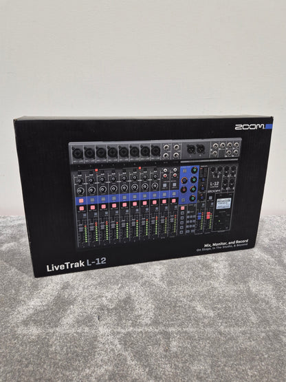 Zoom LiveTrack L12 - Digital Mixer and Multitrack Recorder w/ Original Box