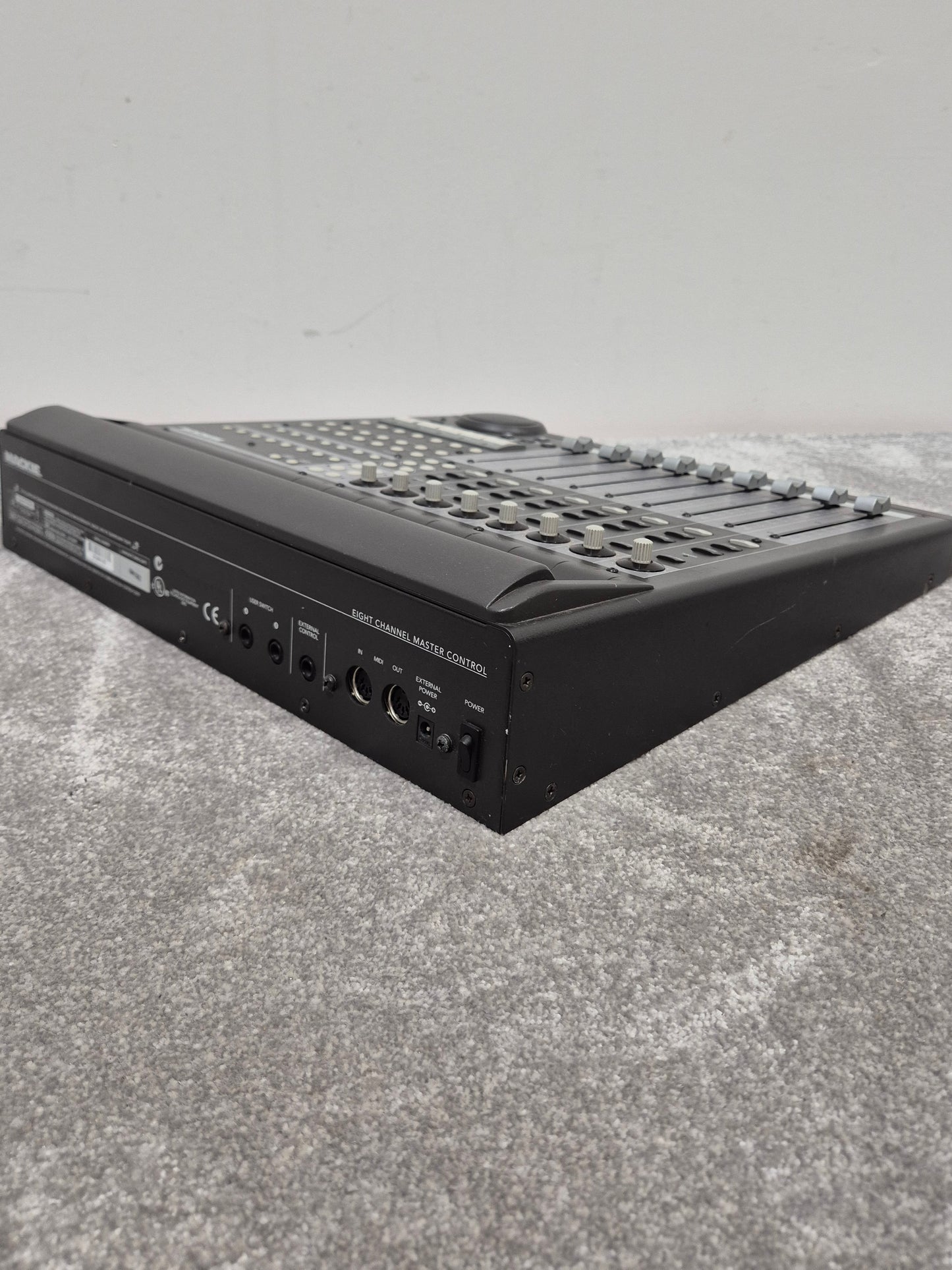 Mackie Eight Channel Master Control - Studio Mixer - Excellent w/ Power Supply & Cables