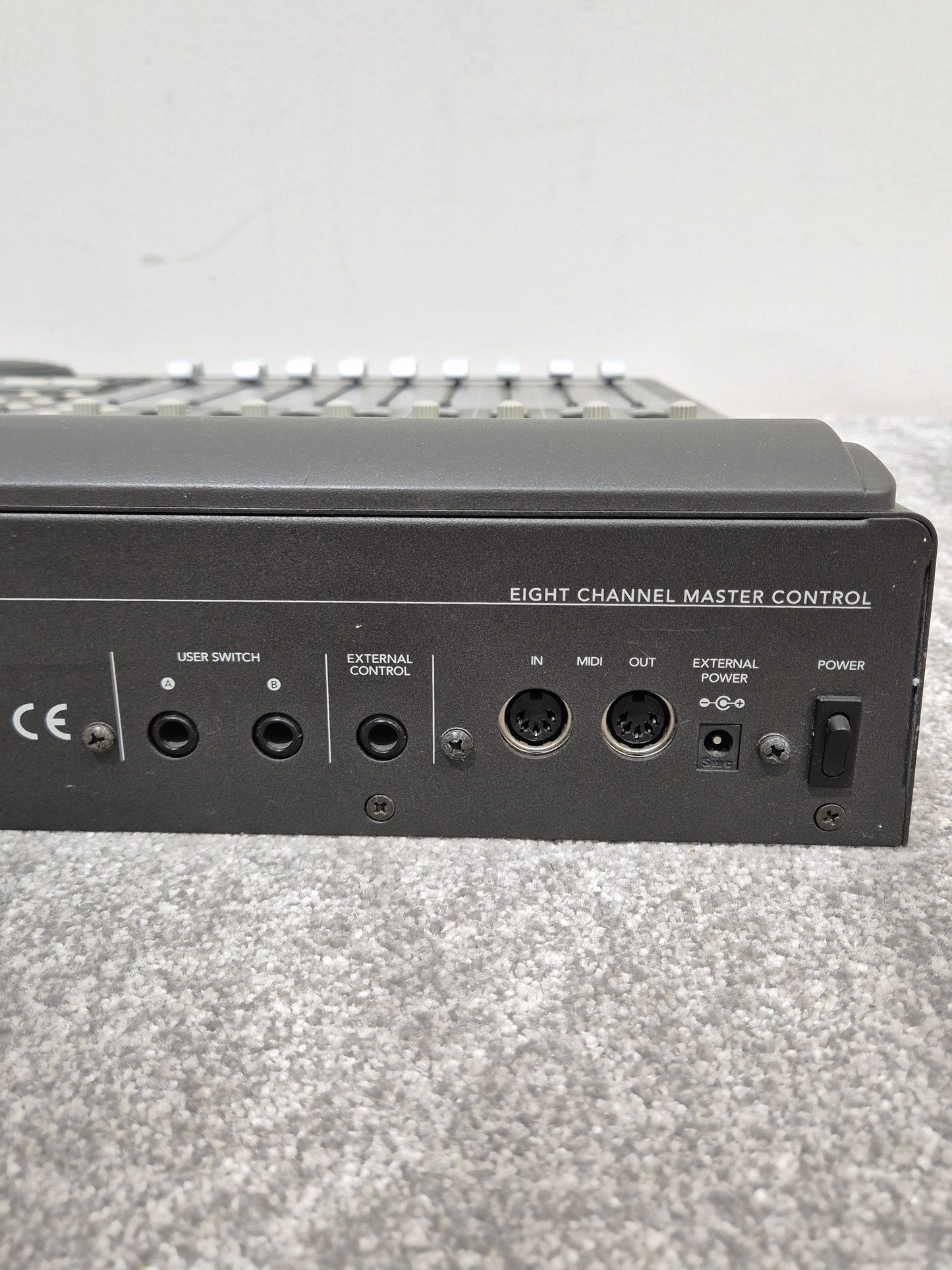 Mackie Eight Channel Master Control - Studio Mixer - Excellent w/ Power Supply & Cables