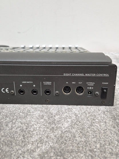 Mackie Eight Channel Master Control - Studio Mixer - Excellent w/ Power Supply & Cables
