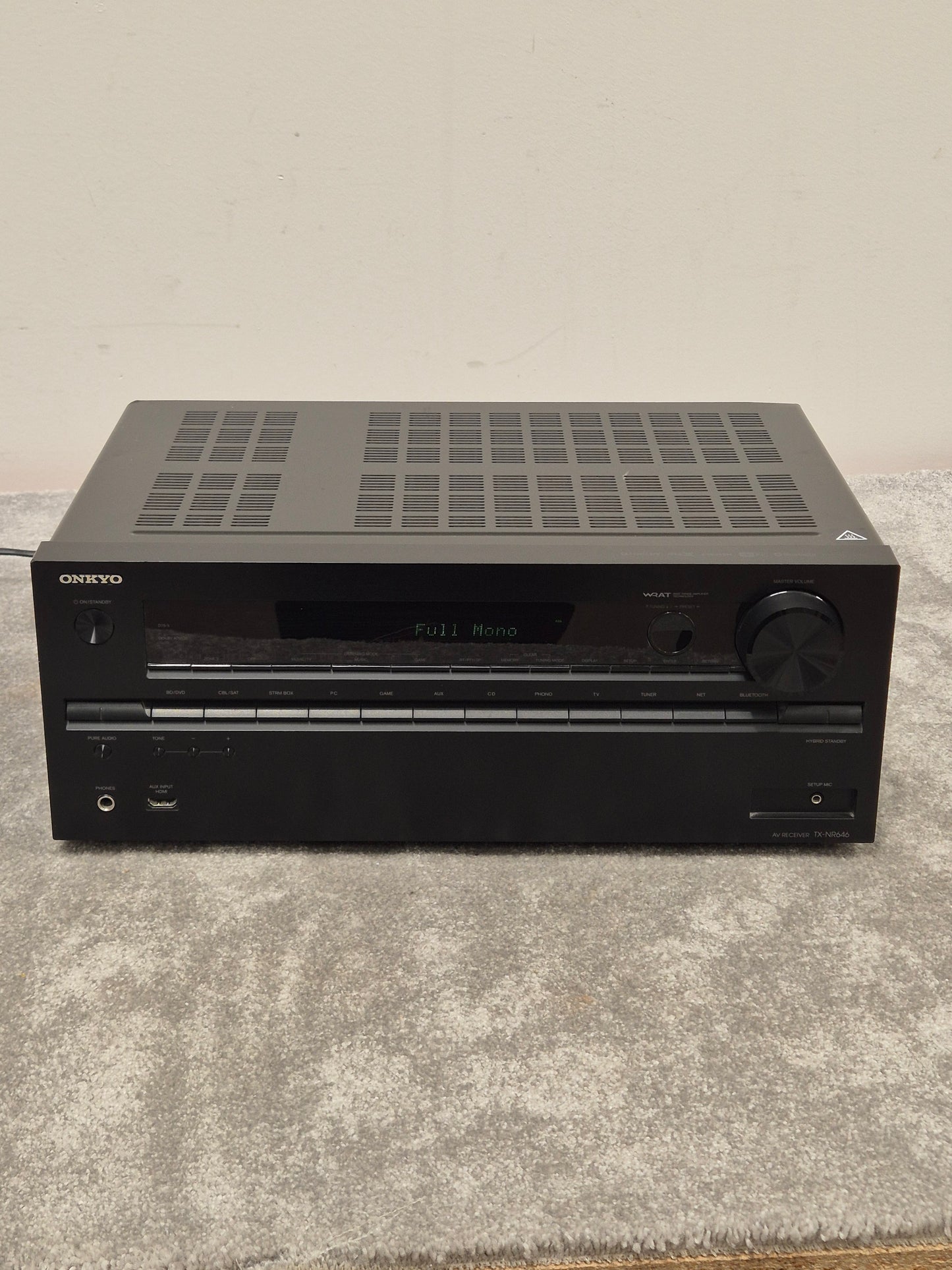 Onkyo TX-NR646 - 7.2-Channel AV Receiver - Very Good