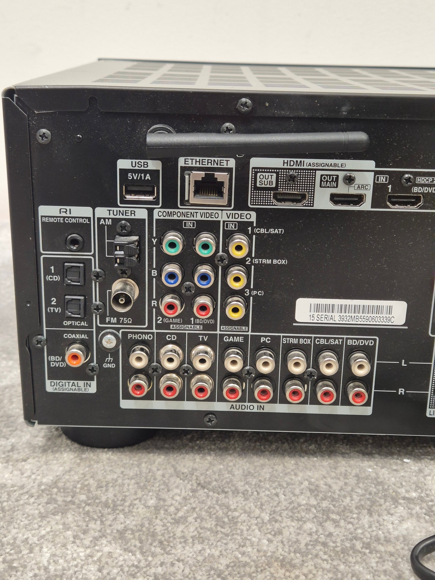 Onkyo TX-NR646 - 7.2-Channel AV Receiver - Very Good