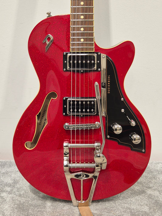 Duesenberg Starplayer TV - Semi-Hollow Electric Guitar w/ Hard Case - Mint