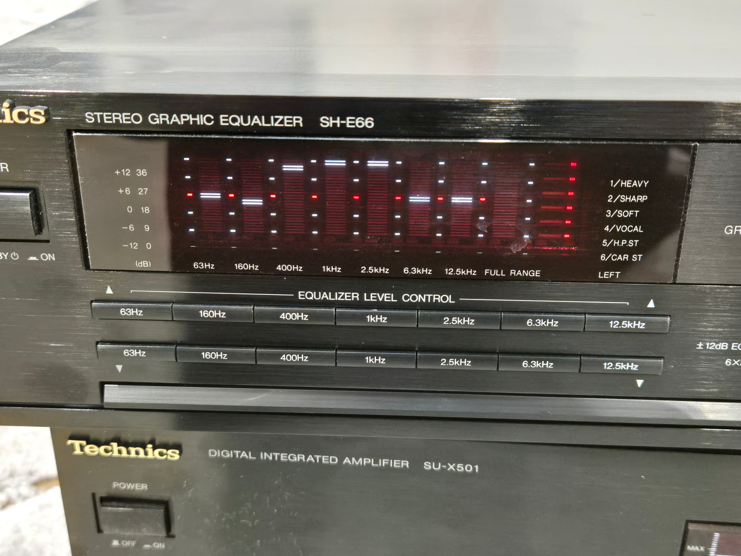 Technics SH-E66 - Stereo Graphic Equalizer