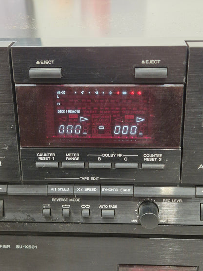 Technics RS-X501 - Stereo Double Cassette Deck - Excellent