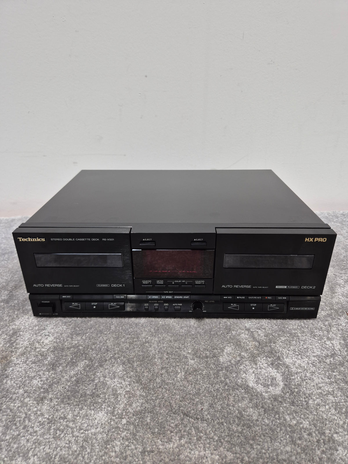 Technics RS-X501 - Stereo Double Cassette Deck - Excellent