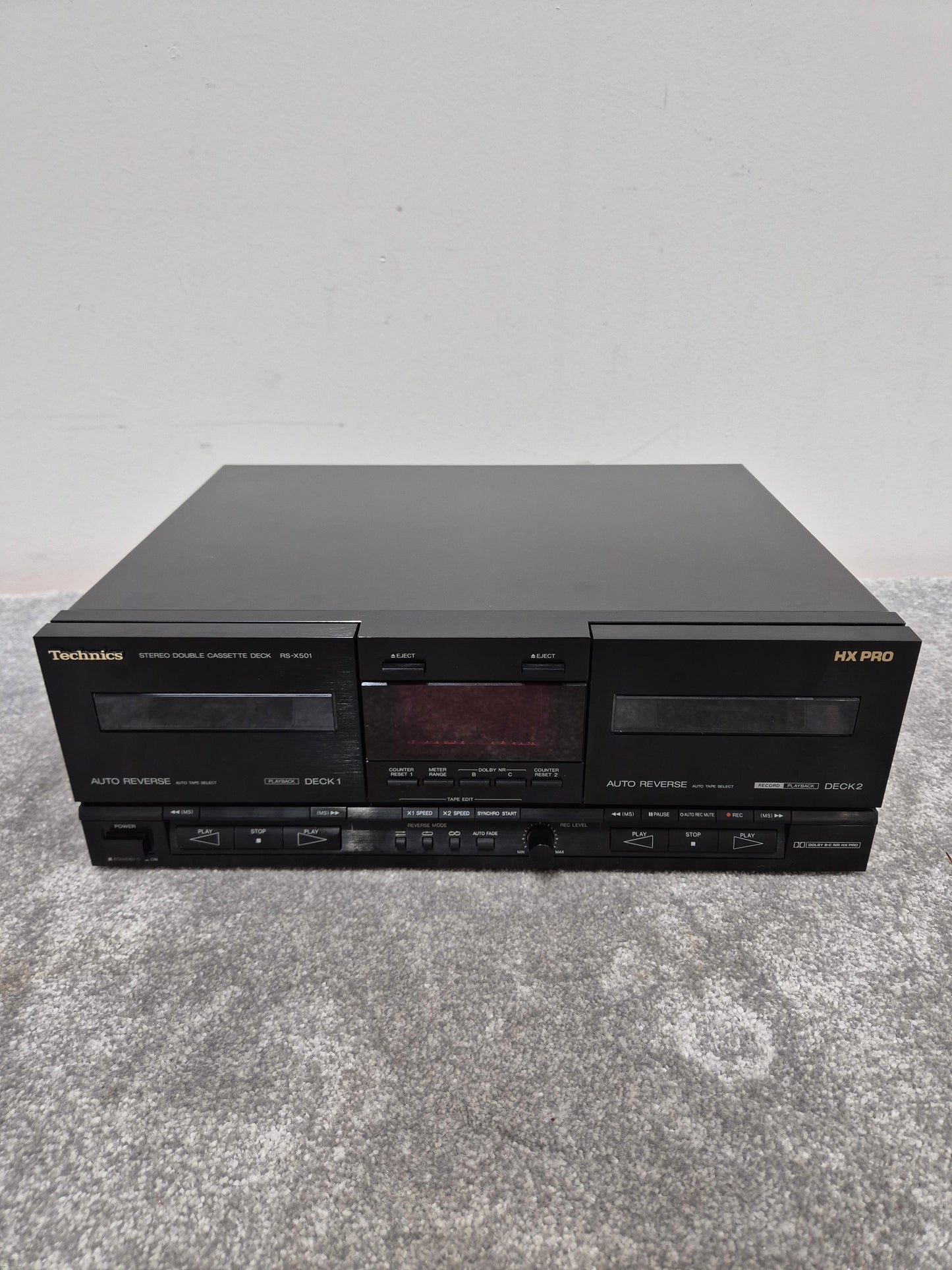 Technics RS-X501 - Stereo Double Cassette Deck - Excellent