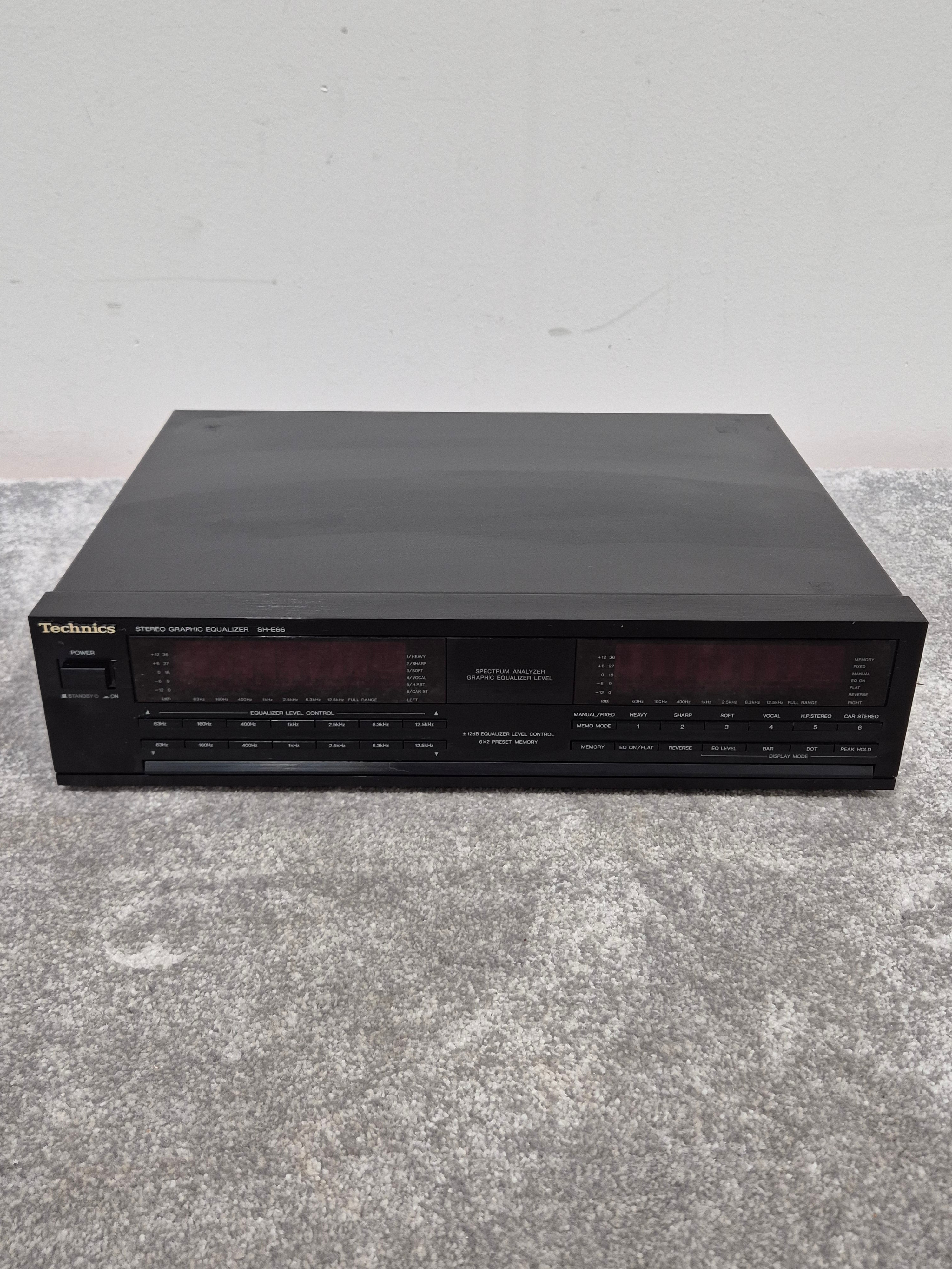 Technics SH−EX Technics SH-E66 - Stereo Graphic Equalizer – Audio Trader