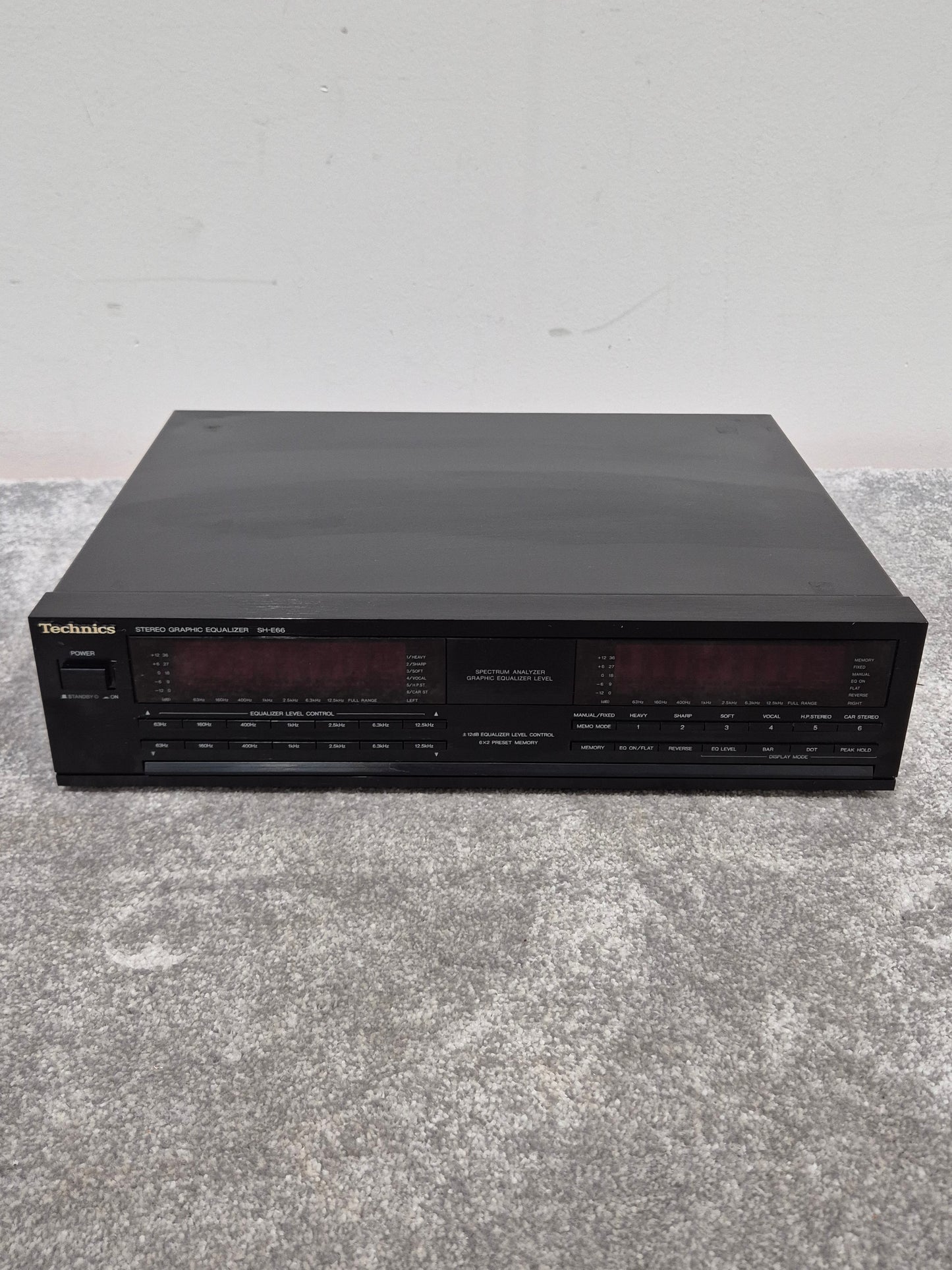 Technics SH-E66 - Stereo Graphic Equalizer