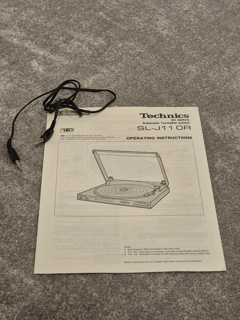 Technics SL-J110R - Servo Automatic Turntable - Good - Image 12