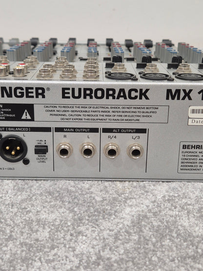 Behringer Eurorack MX1604A - 16-Channel Mixer - Excellent
