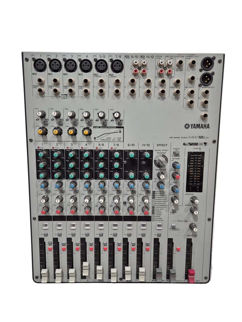 Yamaha MW12CX - 12-Channel USB Mixer - Versatile Audio Solution - Excellent w/ Power Supply - Image 1