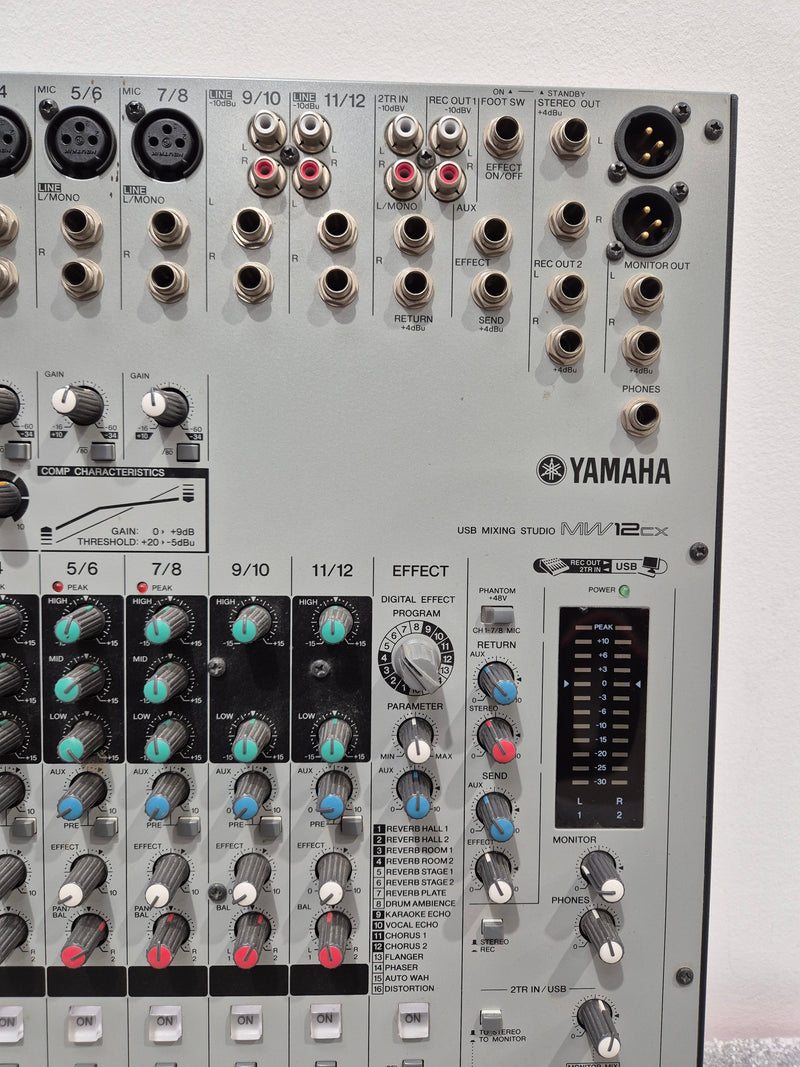 Yamaha MW12CX - 12-Channel USB Mixer - Versatile Audio Solution - Excellent w/ Power Supply - Image 2