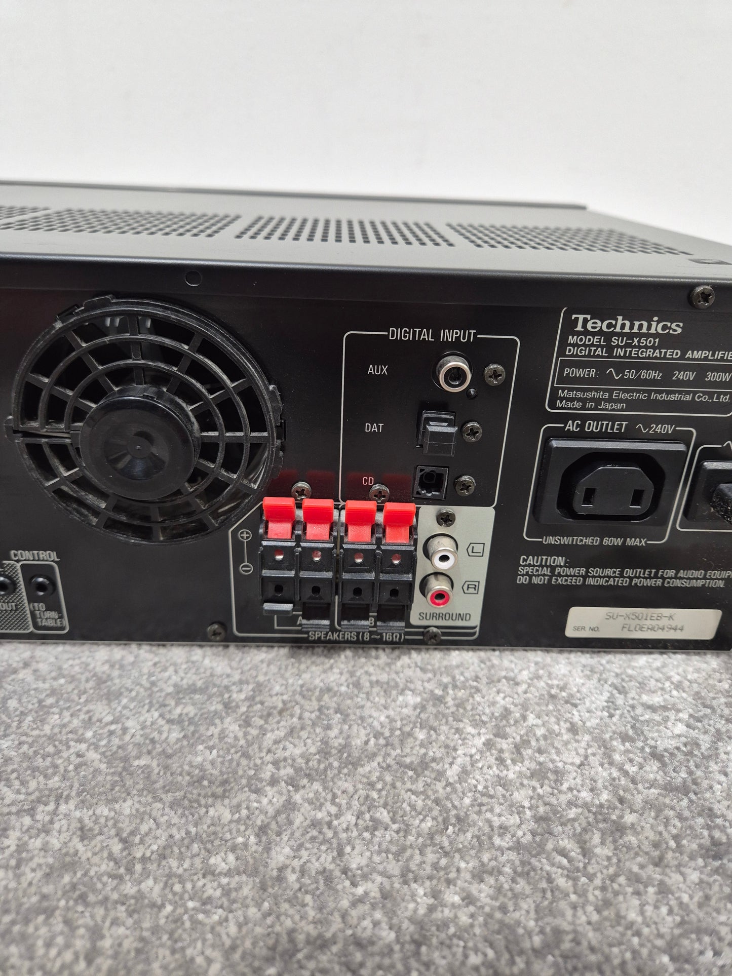 Technics SU-X501 - Integrated Amplifier (Spares or Repairs)