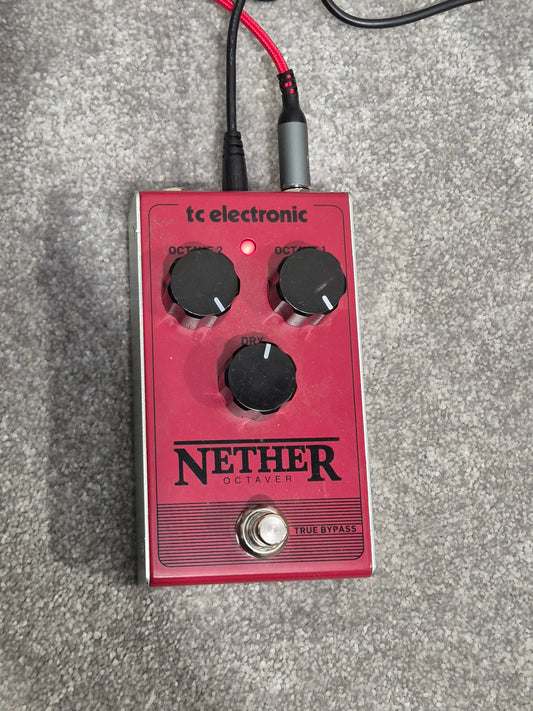 TC Electronic Nether Octaver - All-Analog Bypass Pedal w/ Original Box - Excellent