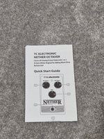 TC Electronic Nether Octaver - All-Analog Bypass Pedal w/ Original Box - Excellent - Image 7