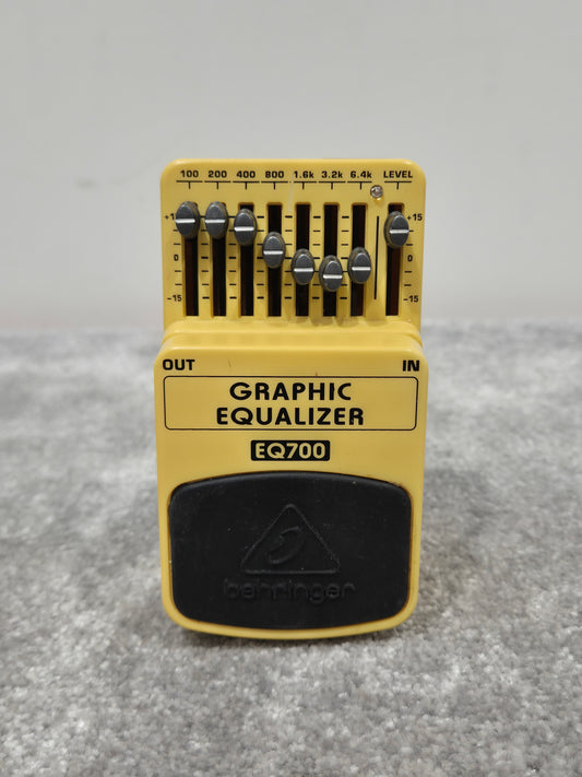 Behringer EQ700 - 7-Band Graphic Equalizer Pedal - Excellent
